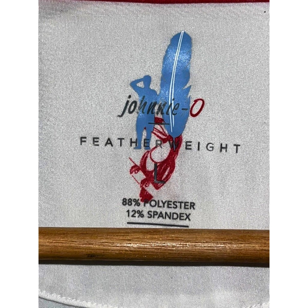 Johnnie-O Featherweight Toutou Bird Golf Polo Shirt Men’s Large White