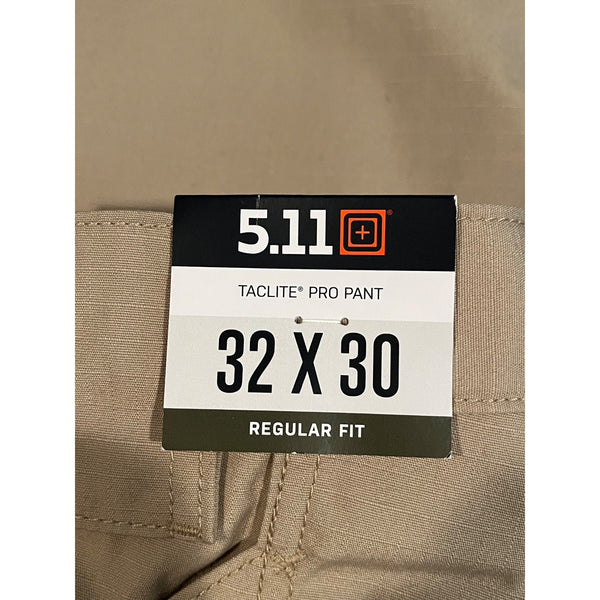 5.11 Tactical Taclite Pro Pants Cargo 74273 TDU Khaki Men’s 32x30 NWT