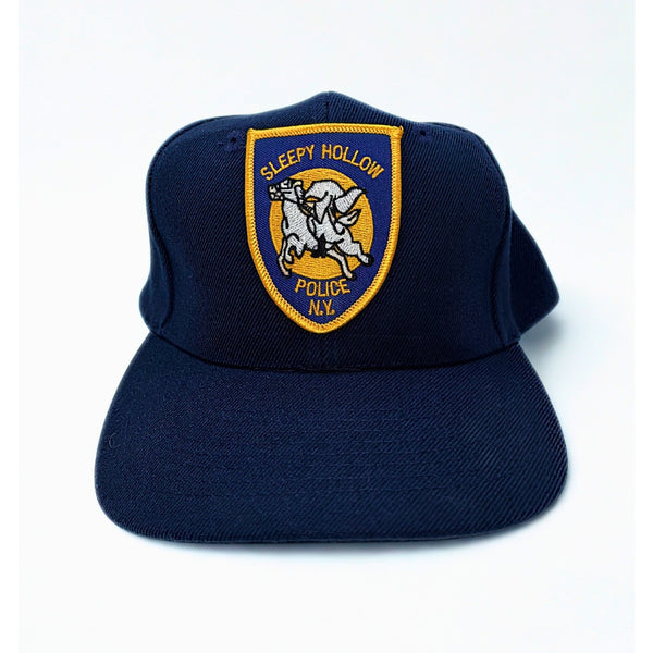 Sleepy Hollow Police NY Snapback Hat Vintage Nissin Headless Horseman Logo EUC