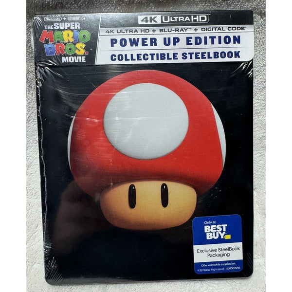 The Super Mario Bros Movie - 4K Ultra HD + Blu-ray + Digital Code SteelBook