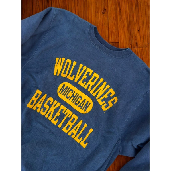 Michigan Wolverines Basketball Champion Reverse Weave XL USA Vintage
