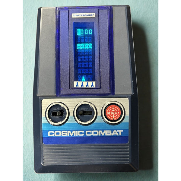 Cosmic Combat Handheld Game Vintage 1980s Tomy Tested & Working