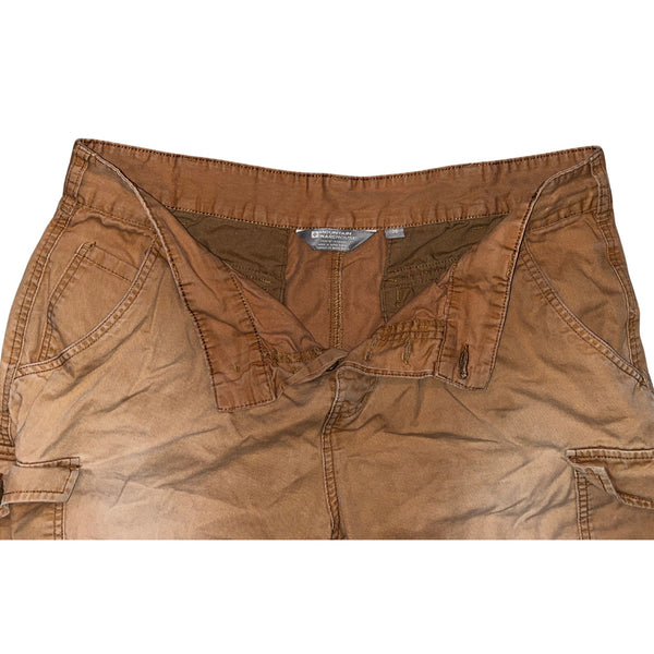 Mountain Warehouse Cargo Shorts Mens W36 Rust Sun Faded Utility Gorpcore Y2K