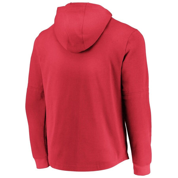 MLB 2019 All-Star Game Hoodie Majestic Waffle Knit BP Pullover Red Sz S NWOT