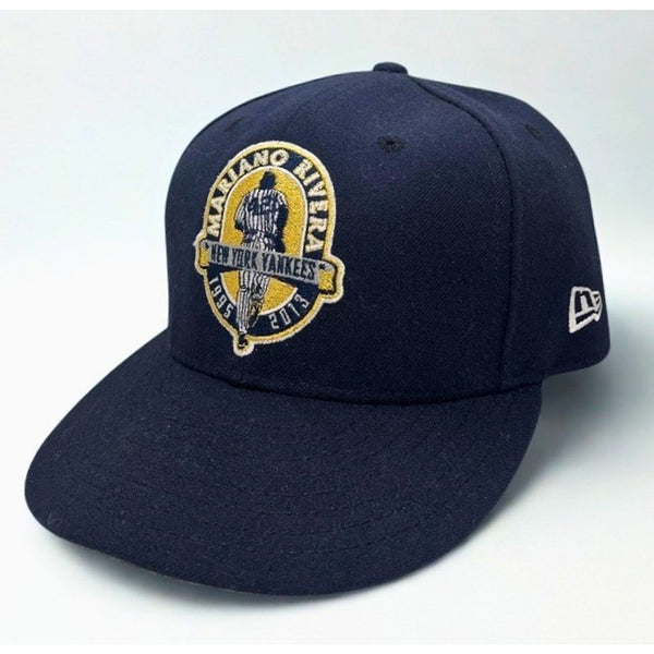 Mariano Rivera Yankees Retirement Patch MLB New Era 59FIFTY Fitted Hat Sz. 7 USA