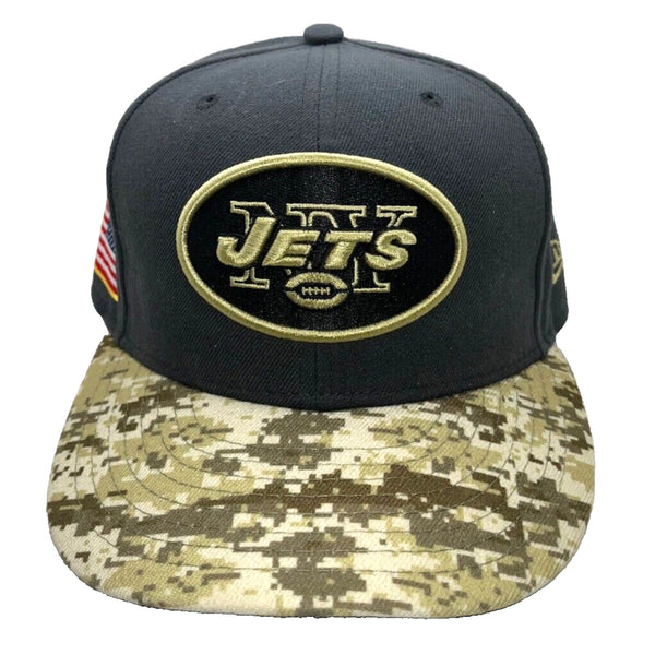 New York Jets New Era NFL Salute To Service 59FIFTY Fitted Hat Sz 7 1/4 RARE