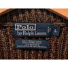 Polo Ralph Lauren Military Commando Shooting Jumper Wool Alpaca Leather Sz L