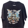 Harley Davidson Living Life Full Throttle Black Jack Florance SC M Biker T Shirt