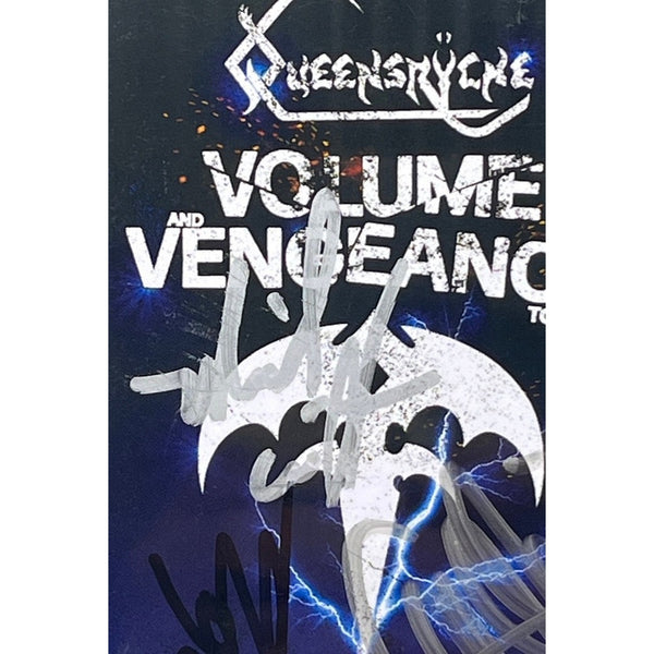 Queensryche Signed VIP Pass Ticket Volume & Vengeance Tour 2025 Grillo Wilton EJ