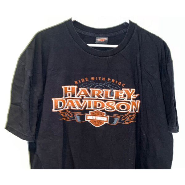 Harley Davidson St. Johns Newfoundland Oldest City XL No Sz. Tag 22x29 Biker T