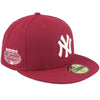 New York Yankees 2008 All Star Game Cherry Wine 59FIFTY Fitted Hat Size 7 1/4