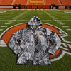 Cleveland Browns Reebok NFL On Field Full Zip Hoodie Jacket Gray Sz. M Football