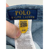 Polo Ralph Lauren Classic Chino Sport Cap Blue Raised Pony Leather Strap EUC