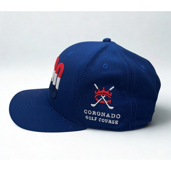 Coronado Golf Course NADO Snapback Hat Pukka Adjustable Blue Golf Cap NWOT USA