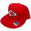 Kansas City Chiefs Reebok Flat Bill Fitted Hat Size 7 1/4 Vintage Deadstock