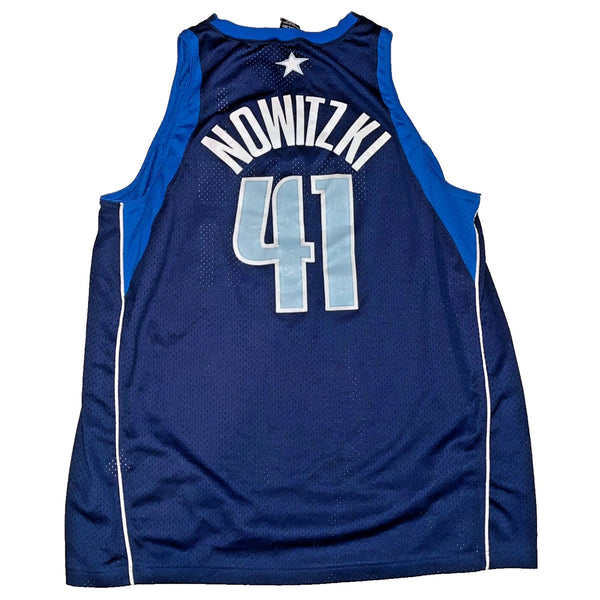 Dallas Mavericks Dirk Nowitzki #41 Nike Jersey Size 3XL +2 Length Vintage RARE