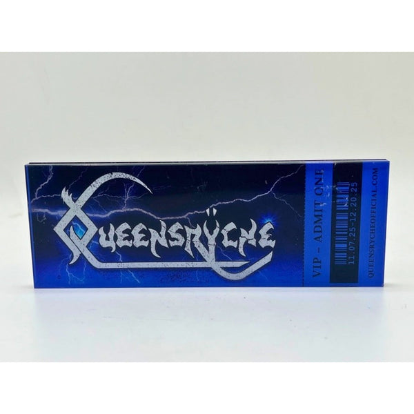 Queensryche Signed VIP Pass Ticket Volume & Vengeance Tour 2025 Grillo Wilton EJ