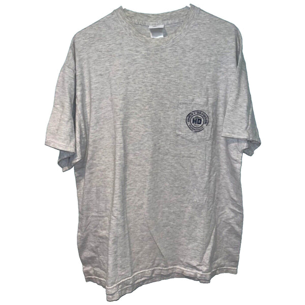 Harley Davidson Back Bay Boston Massachusetts XL Hanes Beefy-T Biker T