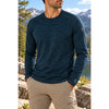 Smartwool Men's XL Merino Wool Long Sleeve Crewneck Base Layer Shirt Blue