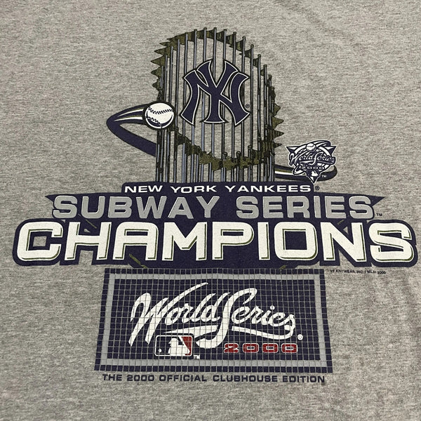 New York Yankees Subway Series Champions Shirt XL 2000 World Series Lee VTG