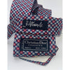 Christian Dior Cravates B Altman Silk Tie Geometric Italy Paris New York