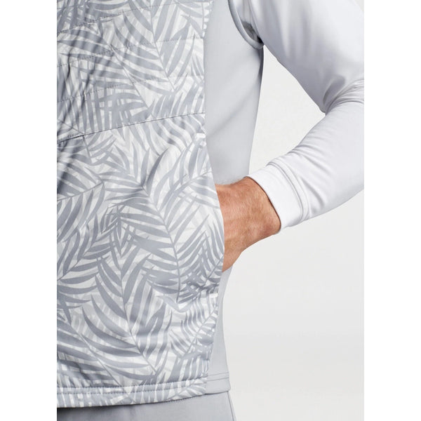 Peter Millar Crown Sport Hyperlight Fuse Elite Quilted Vest Jacket Gray M $200