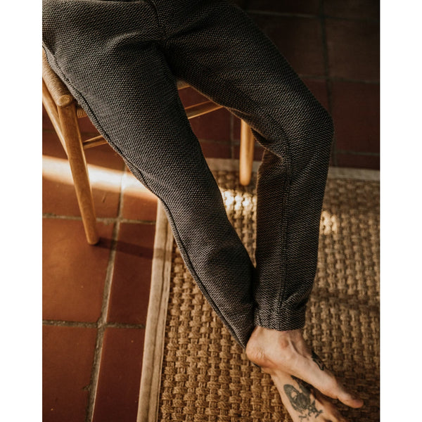 Taylor Stitch The Apres Pant Jogger Charcoal Sashiko Men’s M EUC Organic Cotton