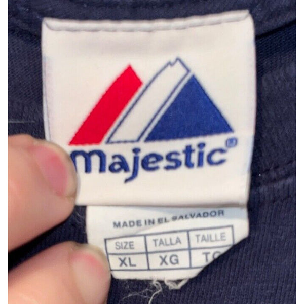 New York Yankees Mark Teixeira Majestic July 4th Red/White/Blue Shirt Sz. XL