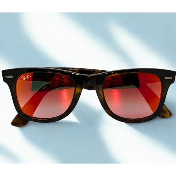 Ray-Ban RB4340 Wayfarer Sunglasses Tortoise 50-22-150 Italy w/ Case & Cloth