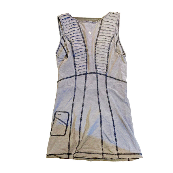 Lululemon Lululemon Run: Stay On Course Tank Black Microstripe Women's 4