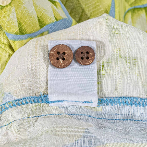Tommy Bahama Silk Hawaiian Shirt XL Blue Floral Camp Collar Loop Resort Aloha