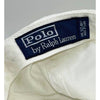 Polo Ralph Lauren White Leather Strap Dad Hat Vintage Blank Cap Rare Preppy