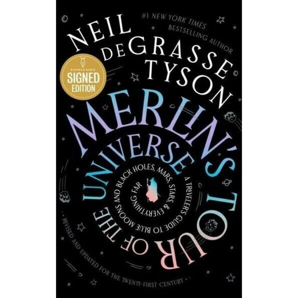 Neil deGrasse Tyson Signed Merlin's Tour of the Universe Book Astrophysics