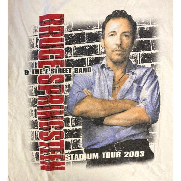 Bruce Springsteen Tee 2003 Grand Central Station Tour Giant Stadium Sz. XL
