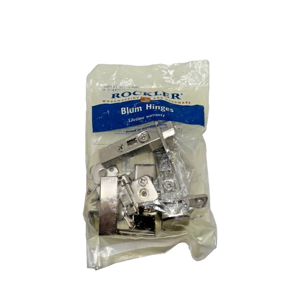 Rockler Blum Full Overlay Blum 120 Clip Top Snap Close Hinges Pair