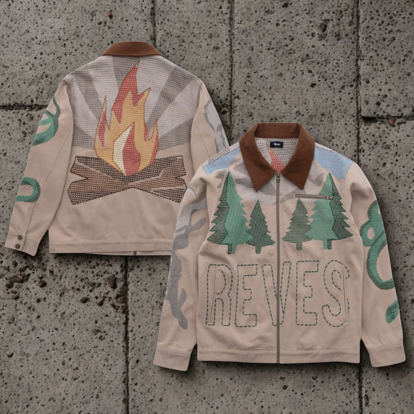 Reves Camp Duck Canvas Trucker Jacket XL NWOT Limited Edition MSRP $260 Outdoor
