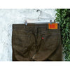Levi’s 501 Jeans 42x30 Men White Oak Cone Denim Selvedge Olive Green Rare