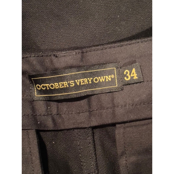 October’s Very Own OVO Laugh Now Cry Later Chino Pants Black Men’s 34x31