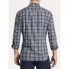 Peter Millar Gray Plaid Button Down Shirt XL Mountainside Beach Check Cotton
