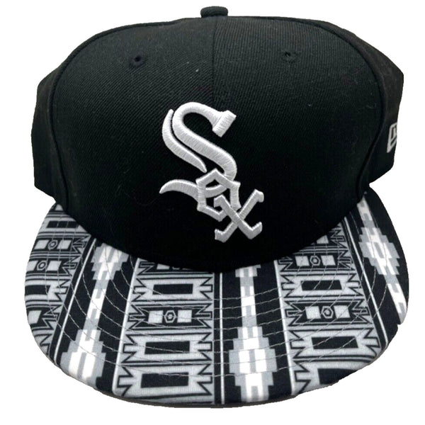 Chicago White Sox MLB New Era Snapback Hat Aztec Tribal Pattern NWT