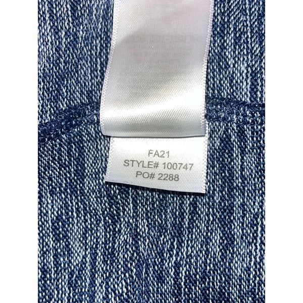 Rhone Luxe Short Sleeve Knit Hoodie XL Indigo Blue Pullover Performance $98 NWOT