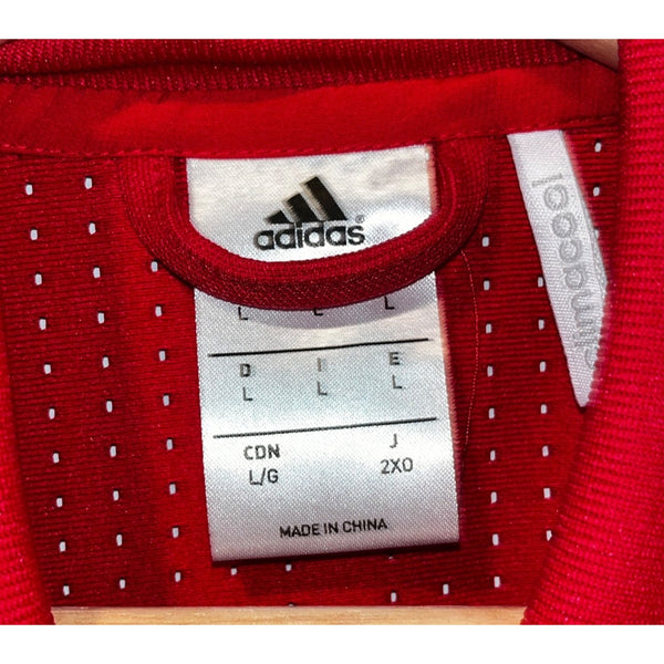 New York Red Bulls Adidas Climacool Jacket Large Team Issued MLS 2016 Full Zip