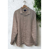 Charles Tyrwhitt 100% Linen Shirt Mens XL Oatmeal Classic Fit Long Sleeve NWOT