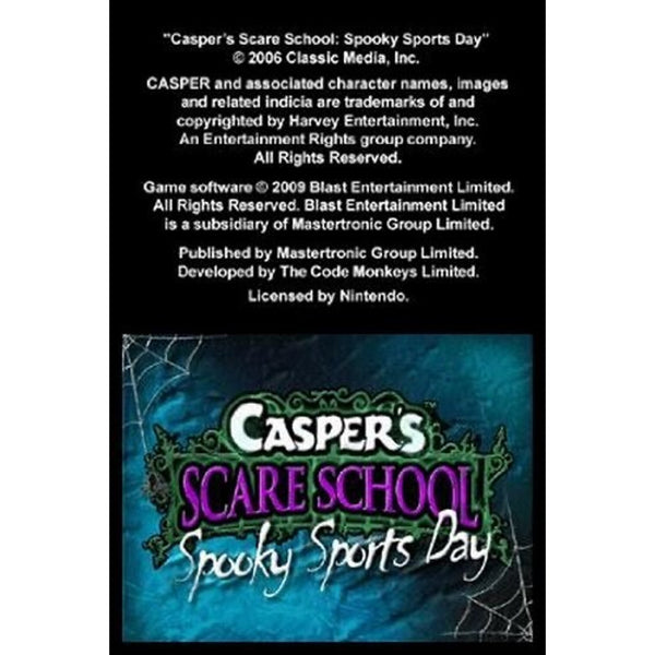 Casper's Scare School: Spooky Sports Day (Nintendo DS, 2010)