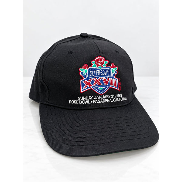 Super Bowl XXVII New Era Snapback Hat 1993 Cowboys Bills Rose Bowl Vintage NFL