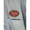 Jersey Mike's Subs Shirt Mens Medium Blue Short Sleeve Button Uniform