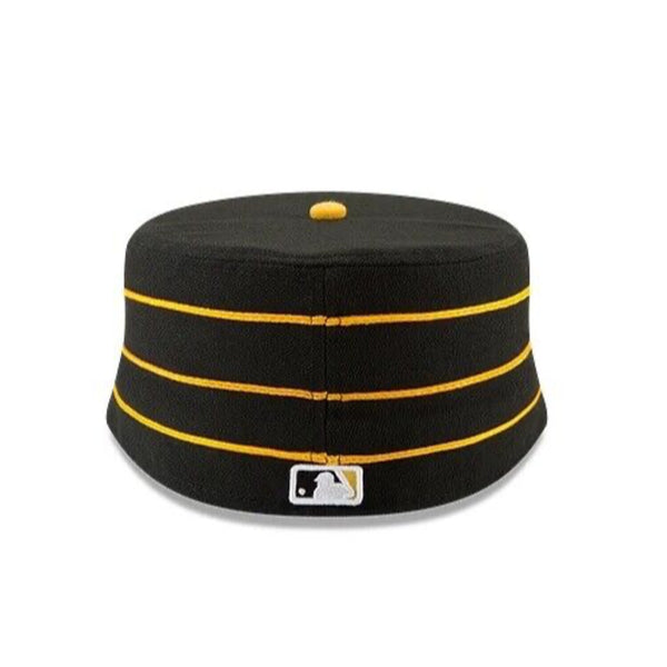 Pittsburgh Pirates New Era Pillbox Stripe Fitted Hat MLB Authentic Sz 6 3/8