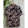 Faherty Short Sleeve Knit Seasons Shirt Men's L Organic Cotton Floral MSRP $130