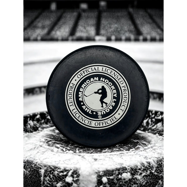 Albany River Rats Vintage Official Hockey Puck AHL InGlasCo