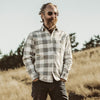 Taylor Stitch Moto Utility Shirt Ash Plaid Organic Cotton Flannel Mens 40